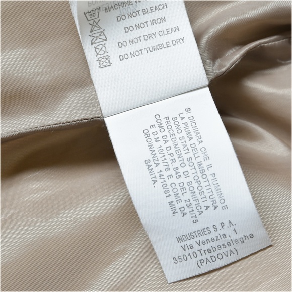 MAX MARA STUDIO Natural Beige Padded Coat - Picture 14 of 16